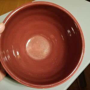 Gibson elite shades of plum handpainted Bowl minor chip